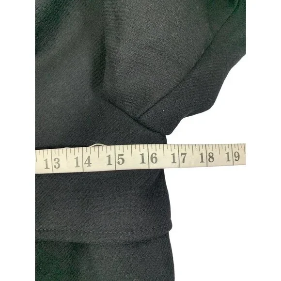 Zara Women’s Black Hooded Coat - Picture 6 of 8